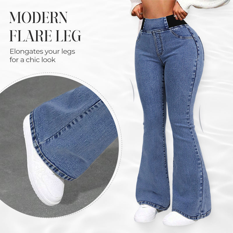 Damen Hochbundige Stretch Jeans – Isabels Modehaus (Bild 2)