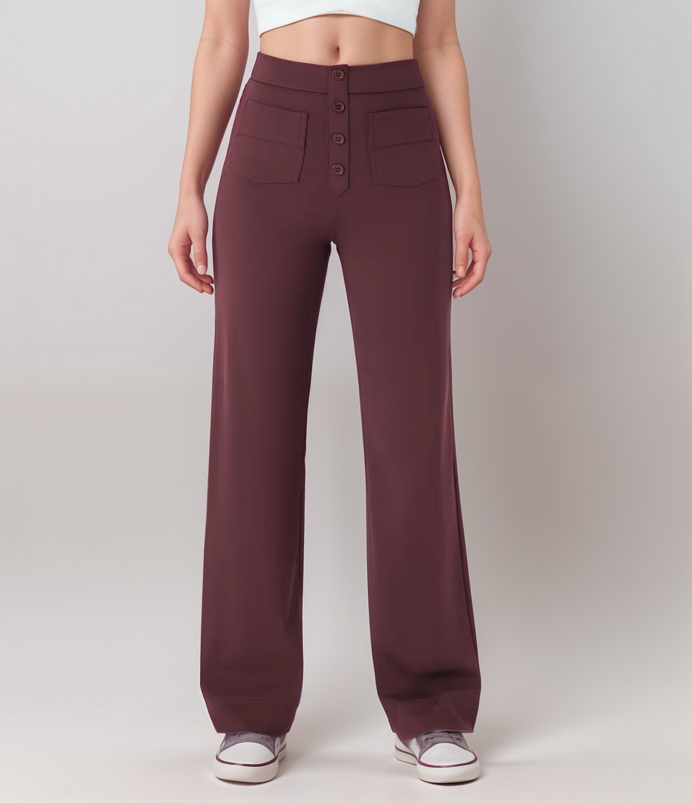 Elastische Hose mit hoher Taille – Isabels Modehaus (Bild 8)