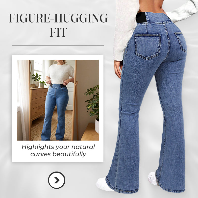 Damen Hochbundige Stretch Jeans – Isabels Modehaus (Bild 4)