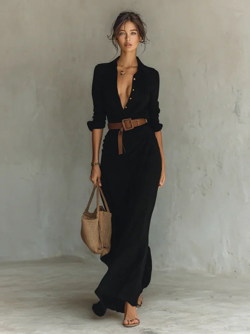 VICTORIA | Langes lässiges Kleid – Isabels Modehaus (Bild 6)