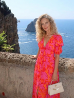 Willow | Blumiger V-Ausschnitt Midi-Kleid mit Puffärmeln – Isabels Modehaus (Bild 7)