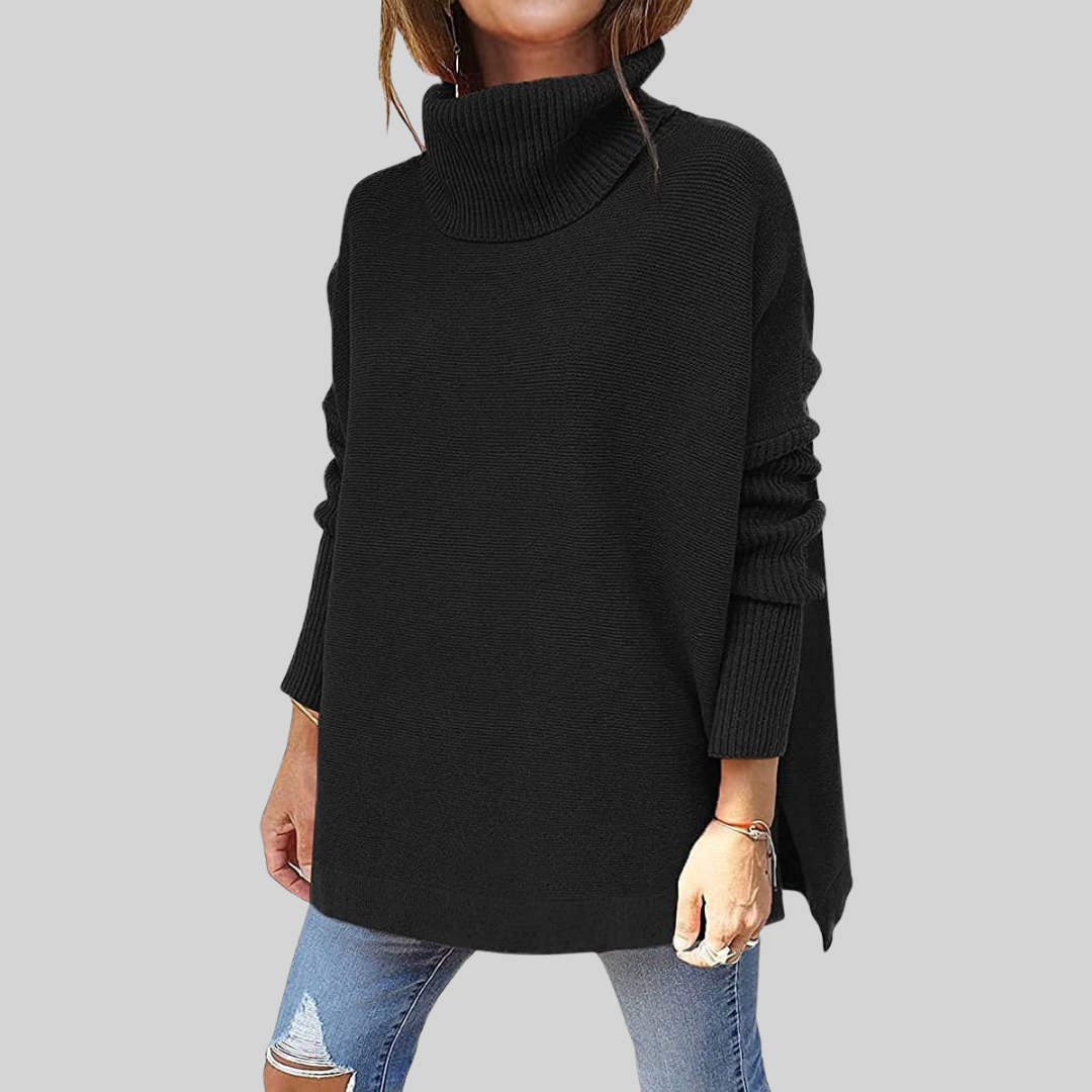 Annelise I Oversize Pullover mit Rollkragen – Isabels Modehaus (Bild 7)