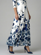 Celine | Midi-Kleid mit Kreuzwickel-Ausschnitt – Isabels Modehaus (Bild 13)
