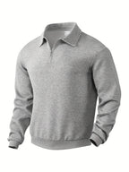 Finn | Geometrisches Design Vintage Reißverschluss Pullover – Isabels Modehaus (Bild 3)