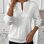 Lucia I Pullover mit Reißverschluss – Isabels Modehaus (Bild 4)
