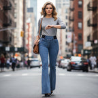 Damen Hochbundige Stretch Jeans – Isabels Modehaus (Bild 5)