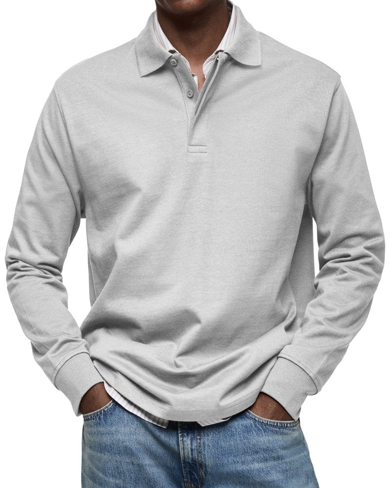 Felix | Luxus Langarm-Poloshirt – Isabels Modehaus (Bild 6)