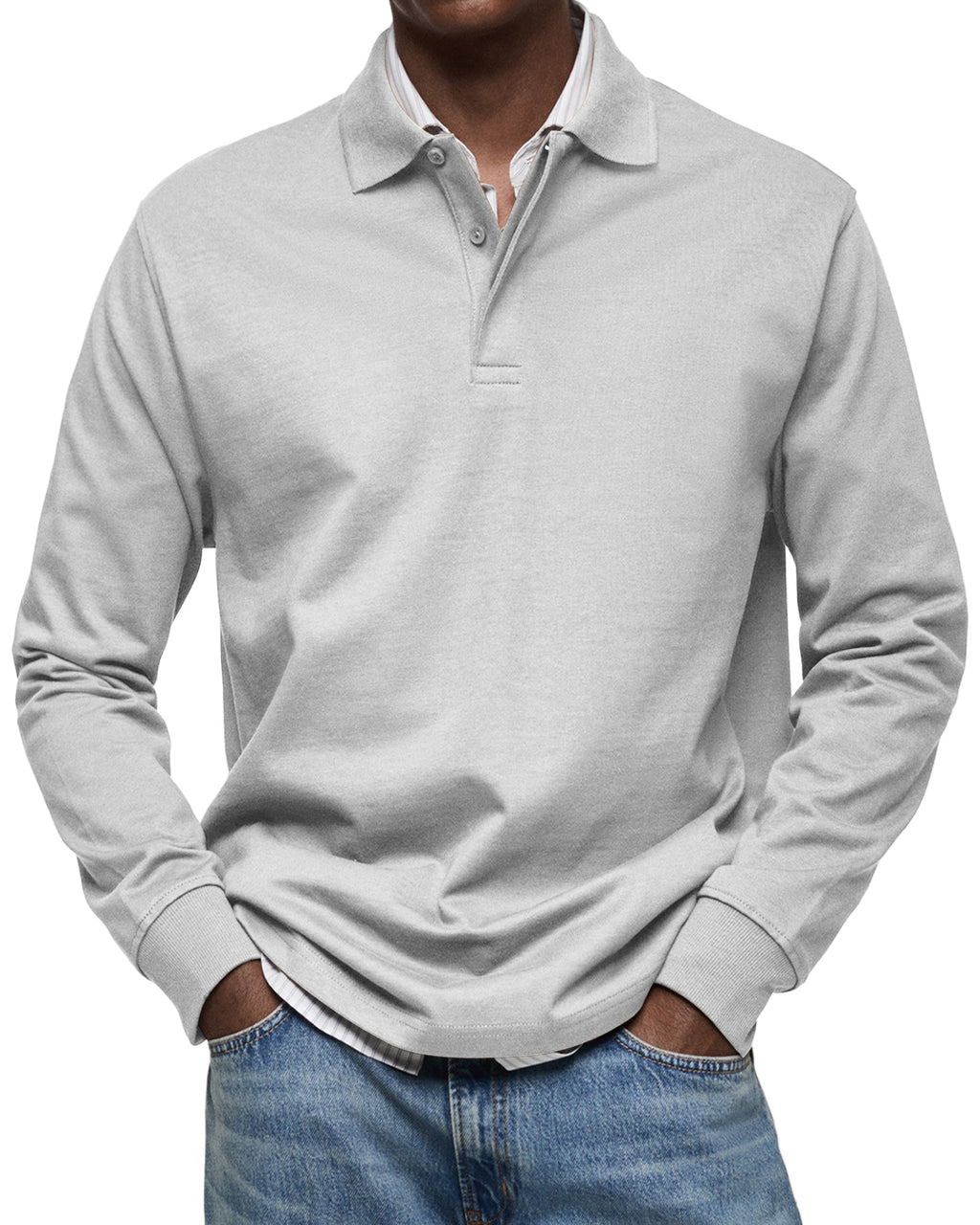 Julian | Luxe Polo mit langen Ärmeln – Isabels Modehaus (Bild 4)