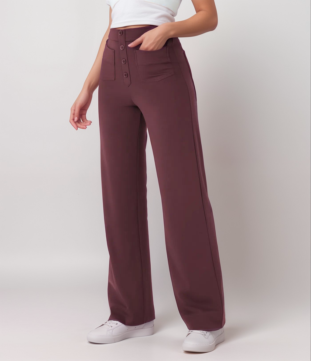 Elastische Hose mit hoher Taille – Isabels Modehaus (Bild 25)