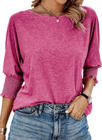 Wilma | Einfache Rundhalsausschnitt Bluse – Isabels Modehaus (Bild 8)