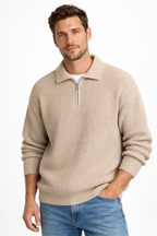 Ruben | Pullover mit Quarter-Zip – Isabels Modehaus