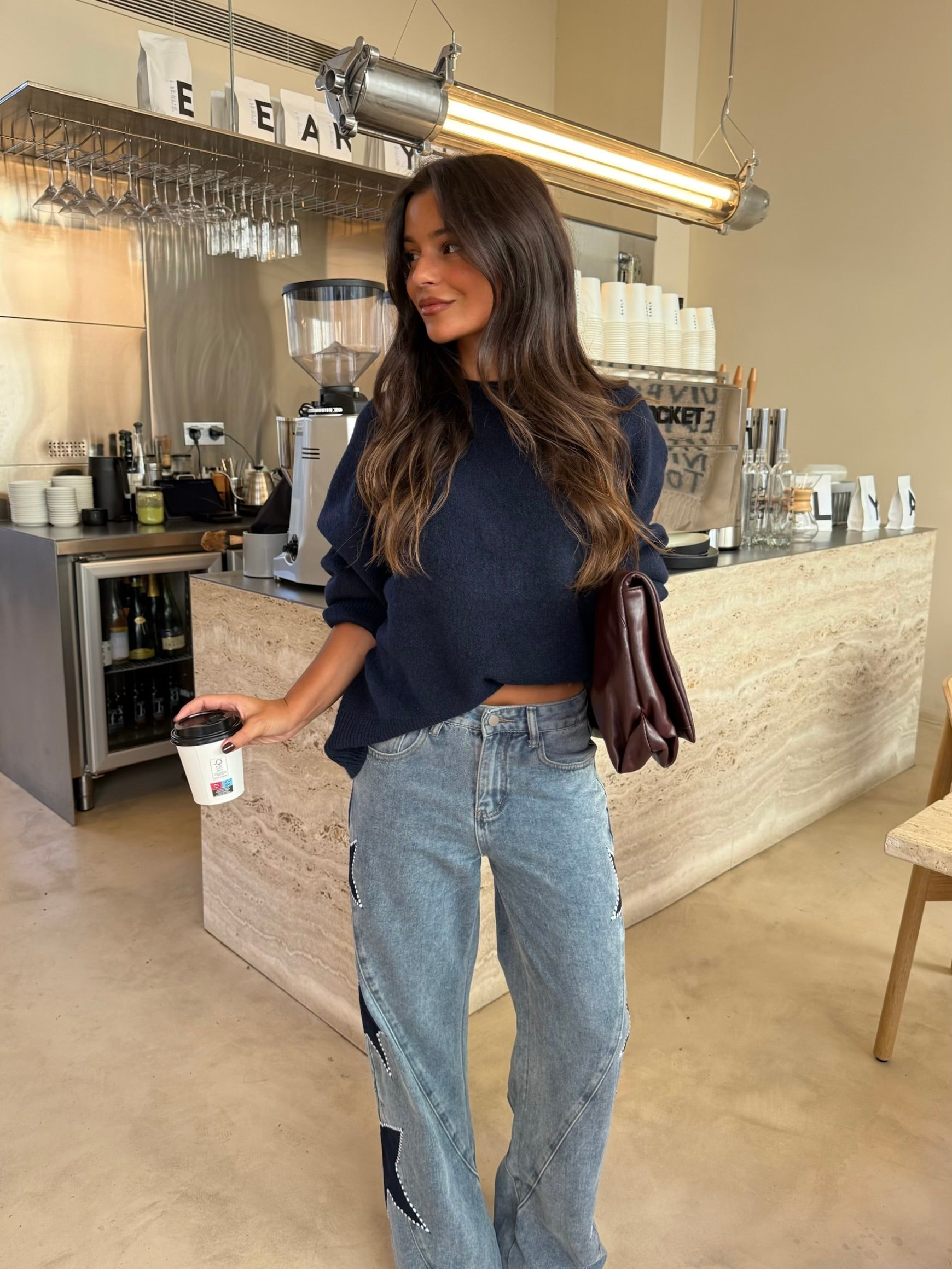 Megan | Wide-Leg-Jeans mit Sternen – Isabels Modehaus (Bild 8)