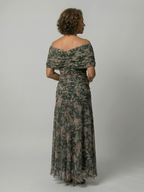 Calen | Off Shoulder Flow Midi Kleid – Isabels Modehaus (Bild 8)