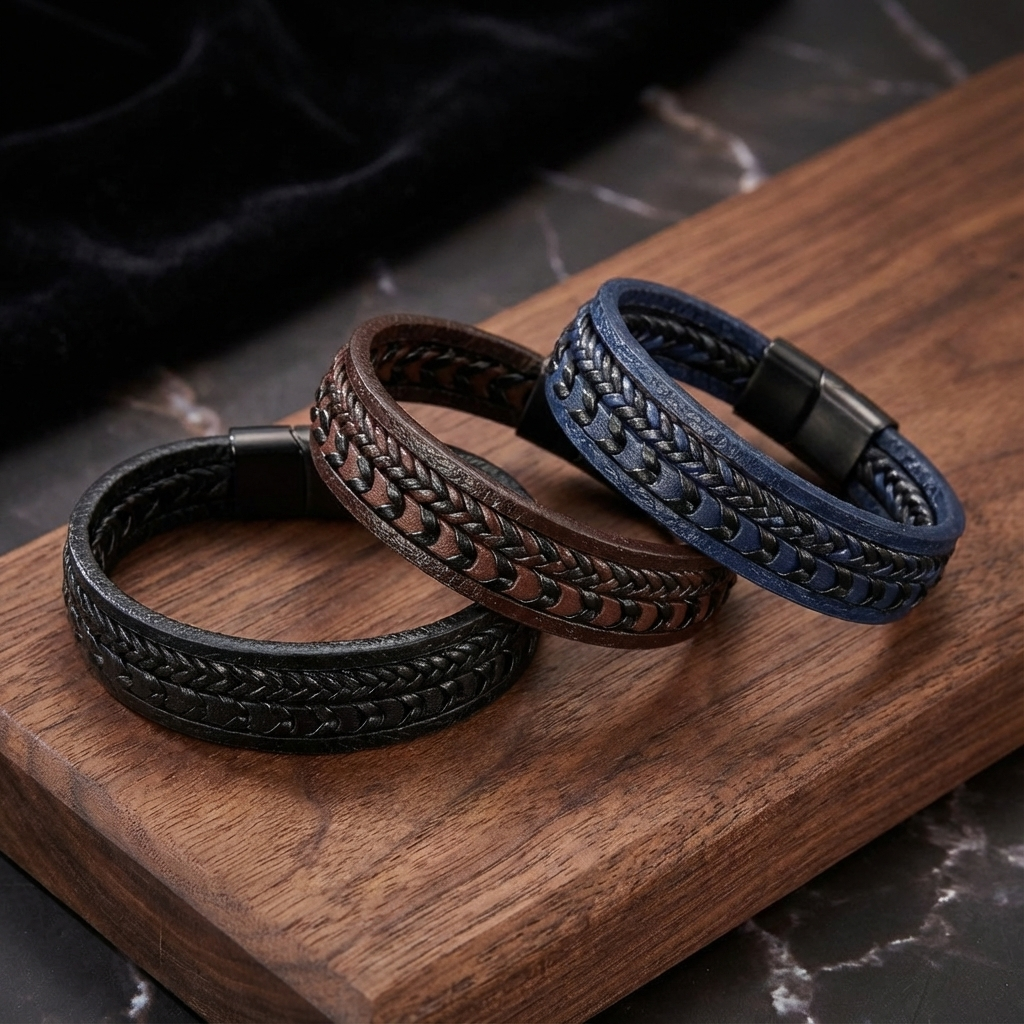 Lederarmband für Herren | robust, stilvoll und zeitlos – Isabels Modehaus (Bild 2)