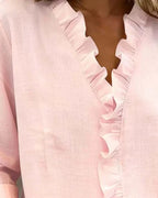Beatrice | Edle V-Ausschnitt Bluse – Isabels Modehaus (Bild 9)