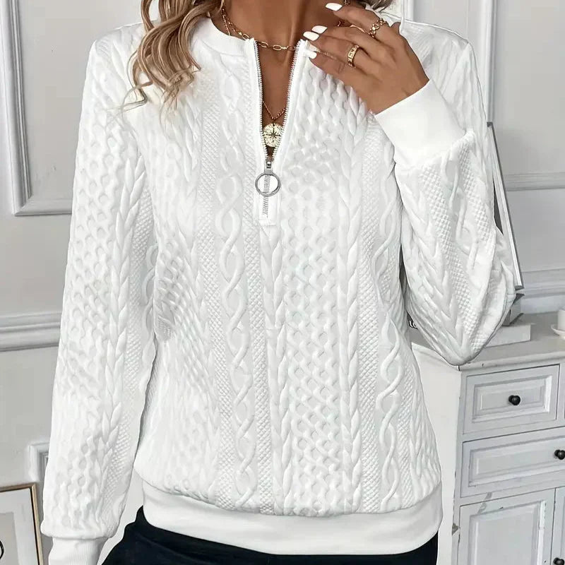 Lucia I Pullover mit Reißverschluss – Isabels Modehaus (Bild 7)