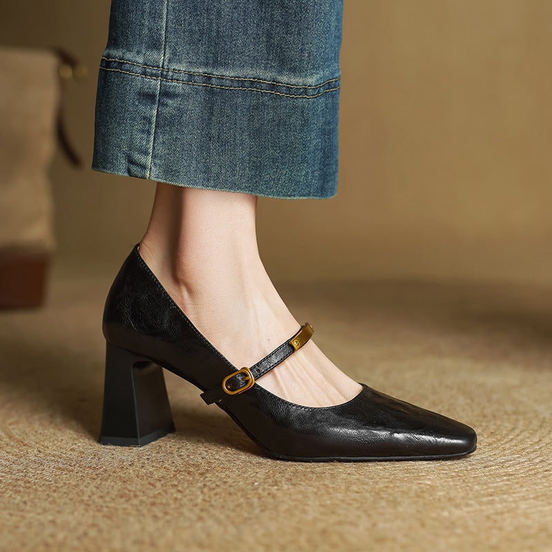 Marleon Leder Riemchen Pumps – Isabels Modehaus