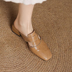 Rosel Leder-Mules mit quadrater Zehenform – Isabels Modehaus (Bild 3)