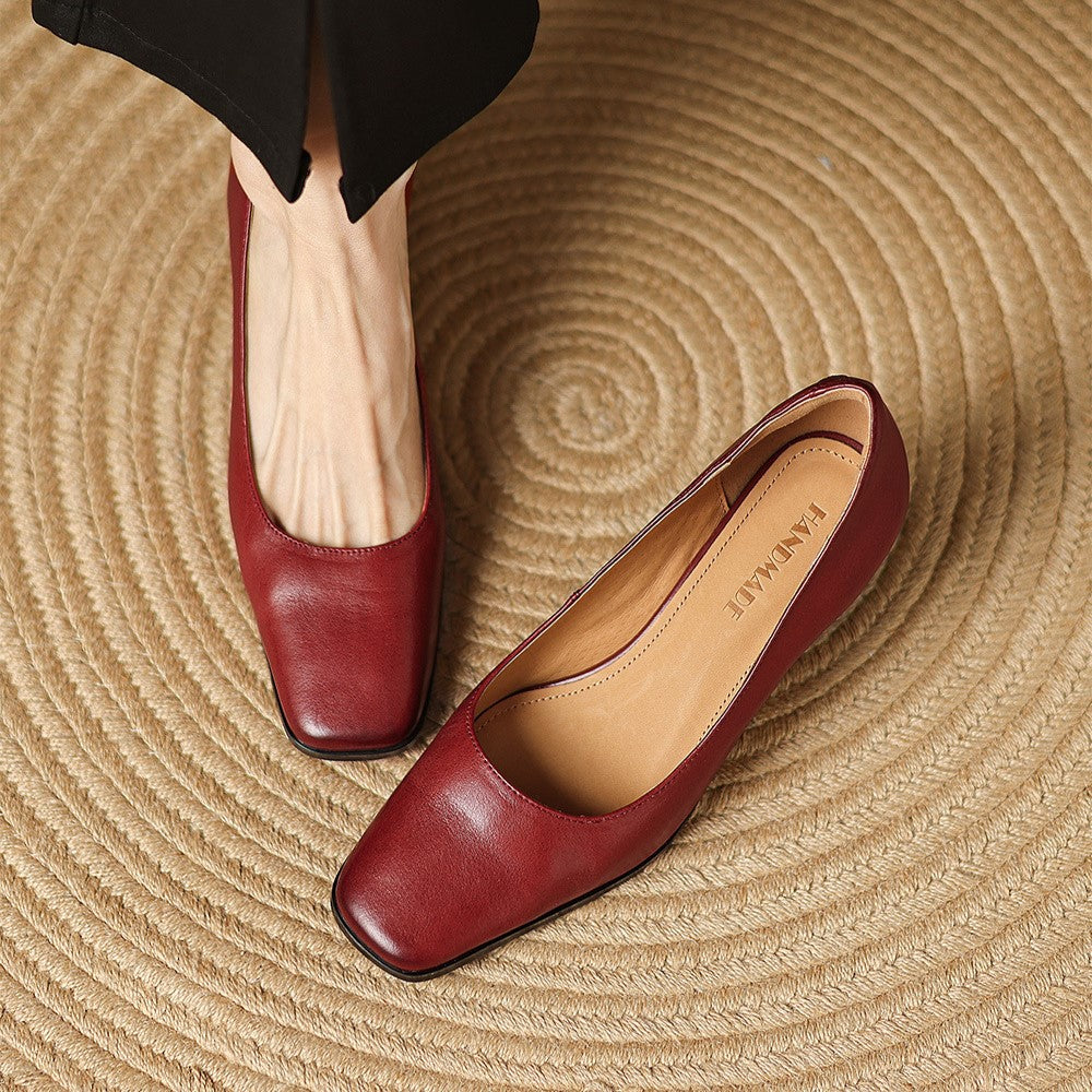 Oriel Leder Quadrat Pumps – Isabels Modehaus (Bild 3)
