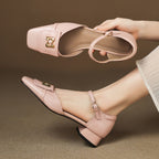 Elvane Schnalle Leder Mary-Janes – Isabels Modehaus
