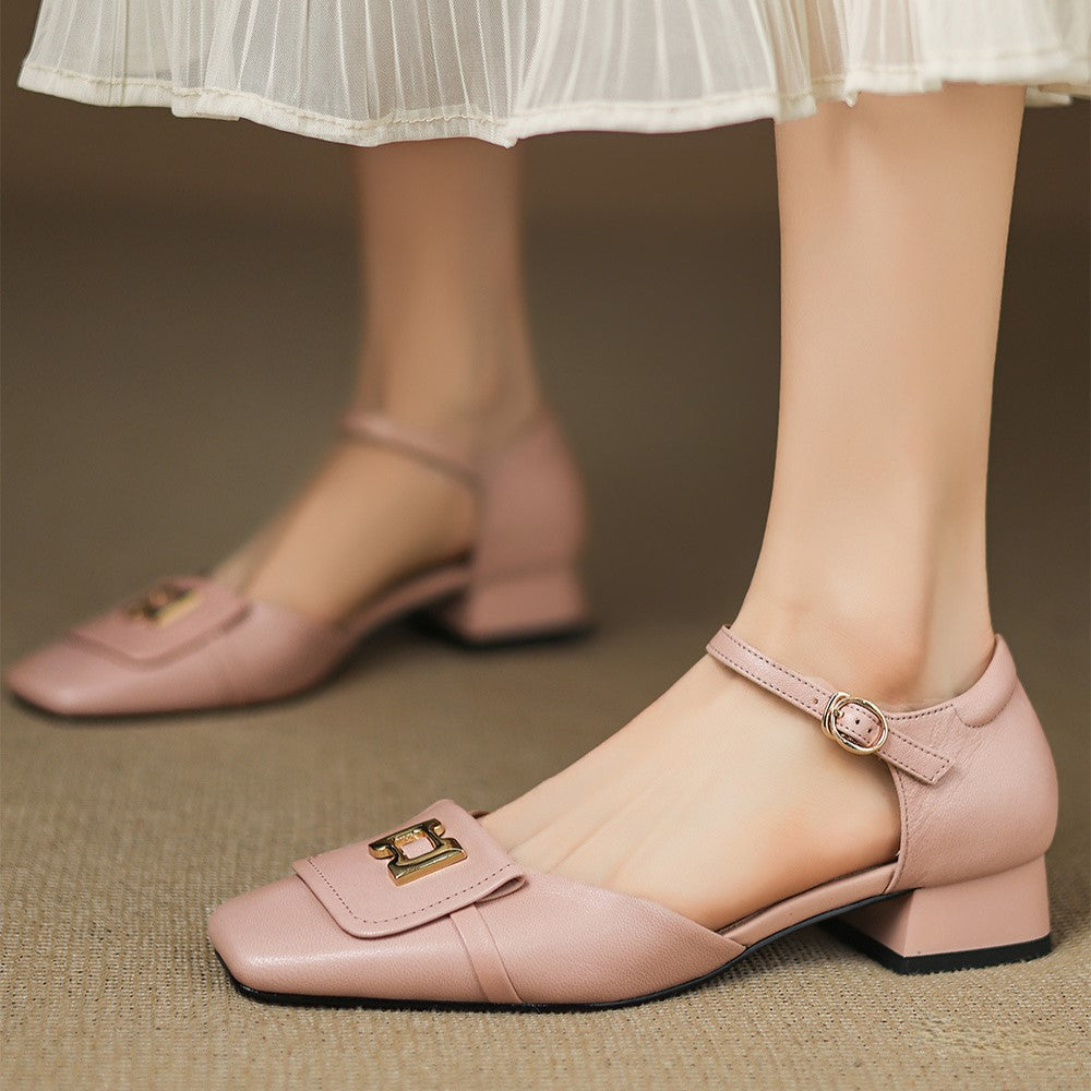 Elvane Schnalle Leder Mary-Janes – Isabels Modehaus (Bild 2)