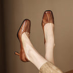 Marisol Leder Pumps mit quadratischer Zehenform – Isabels Modehaus (Bild 4)