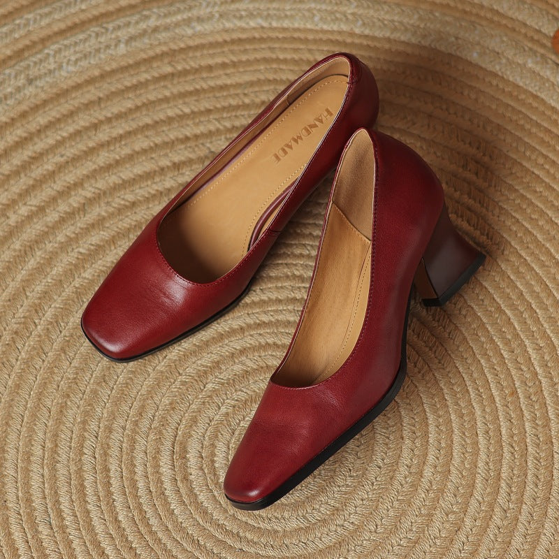 Oriel Leder Quadrat Pumps – Isabels Modehaus (Bild 5)