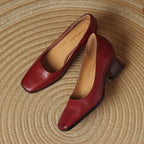 Oriel Leder Quadrat Pumps – Isabels Modehaus (Bild 5)