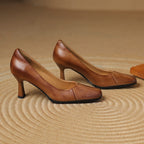 Marisol Leder Pumps mit quadratischer Zehenform – Isabels Modehaus (Bild 5)