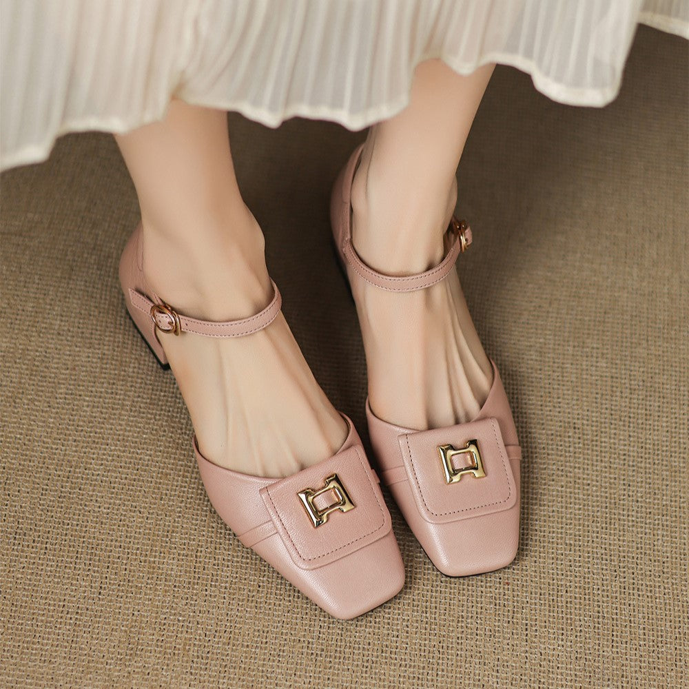 Elvane Schnalle Leder Mary-Janes – Isabels Modehaus (Bild 3)
