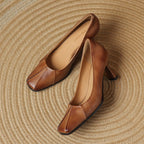 Marisol Leder Pumps mit quadratischer Zehenform – Isabels Modehaus (Bild 6)