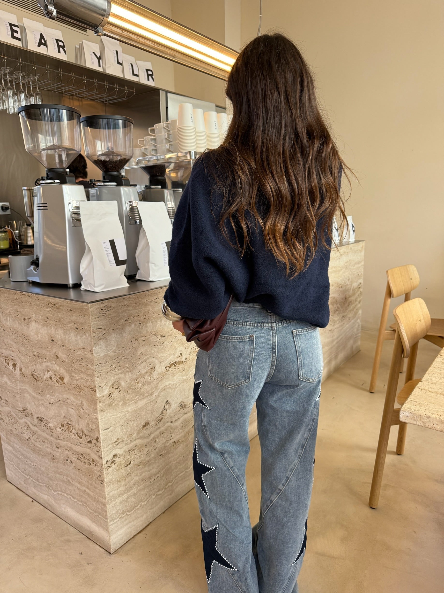 Megan | Wide-Leg-Jeans mit Sternen – Isabels Modehaus (Bild 5)