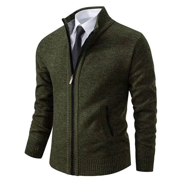 Leon | Strickpullover mit Reißverschluss und Taillierung – Isabels Modehaus (Bild 4)
