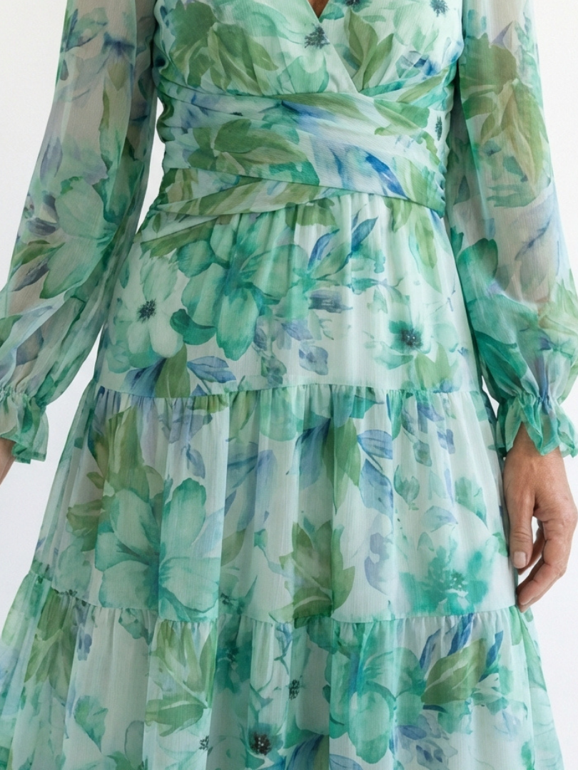 ALTHEA | FLORAL MAXI-KLEID – Isabels Modehaus (Bild 3)