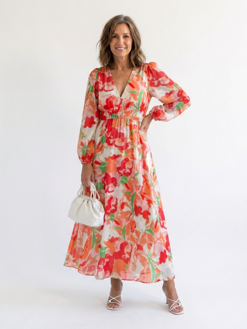 ALTHEA | FLORAL MAXI-KLEID – Isabels Modehaus (Bild 7)