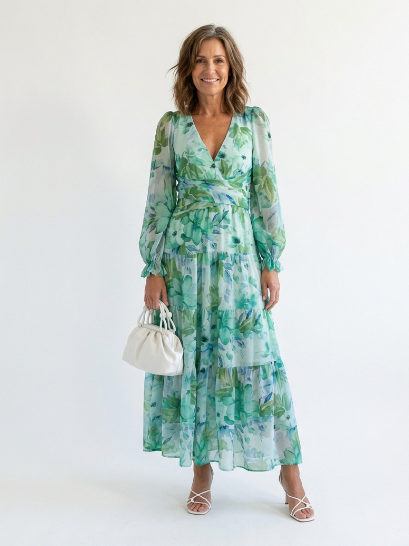 ALTHEA | FLORAL MAXI-KLEID – Isabels Modehaus (Bild 2)