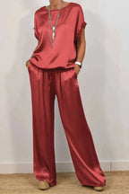 Aliyah | Elegantes Drapé-Set – Isabels Modehaus (Bild 5)