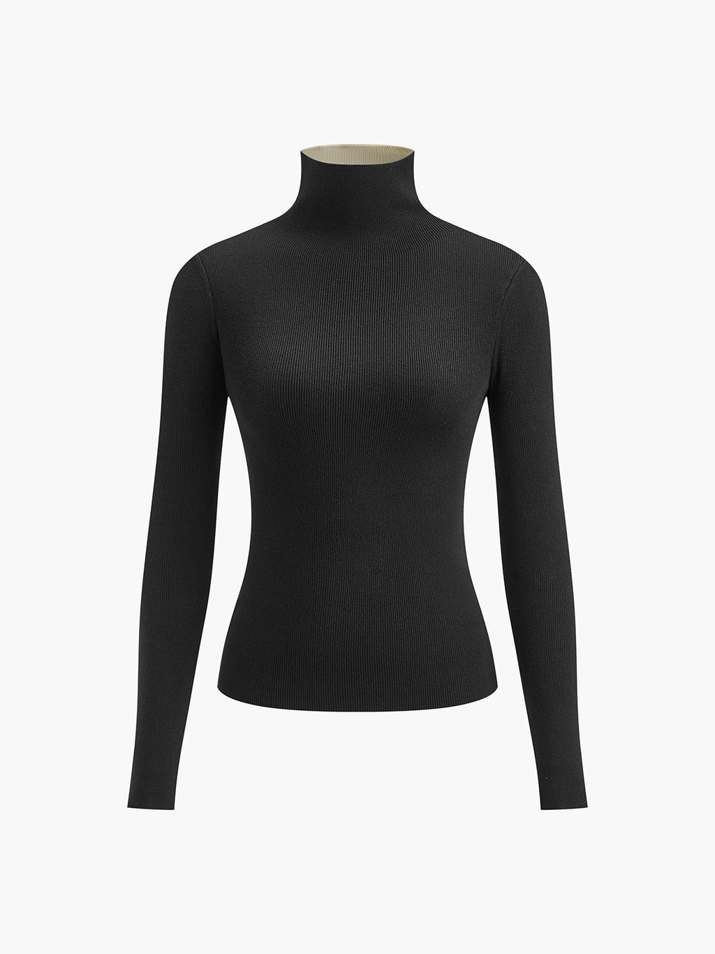 Kiara | Zweifarbiger Feinstrickpullover