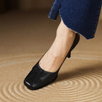 Marisol Leder Pumps mit quadratischer Zehenform – Isabels Modehaus (Bild 8)