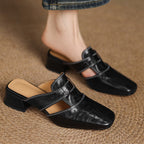Rosel Leder-Mules mit quadrater Zehenform – Isabels Modehaus (Bild 7)