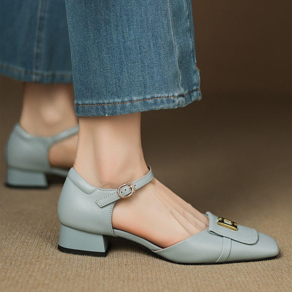 Elvane Schnalle Leder Mary-Janes – Isabels Modehaus (Bild 8)
