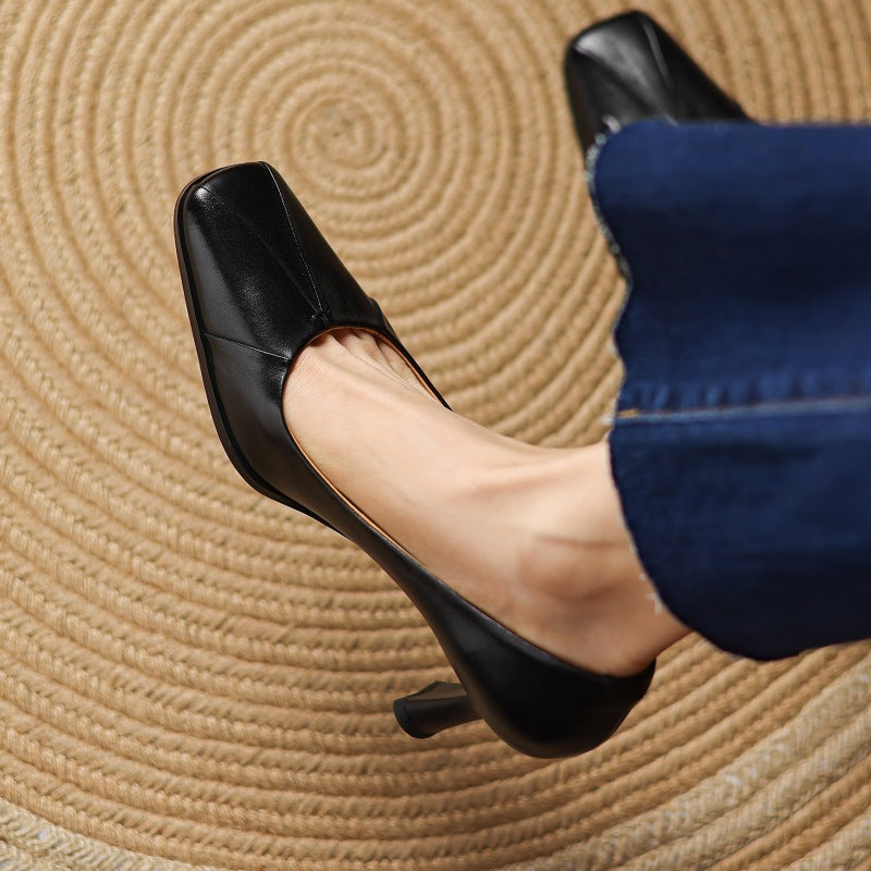 Marisol Leder Pumps mit quadratischer Zehenform – Isabels Modehaus (Bild 9)