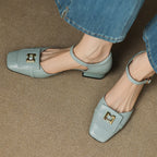 Elvane Schnalle Leder Mary-Janes – Isabels Modehaus (Bild 9)