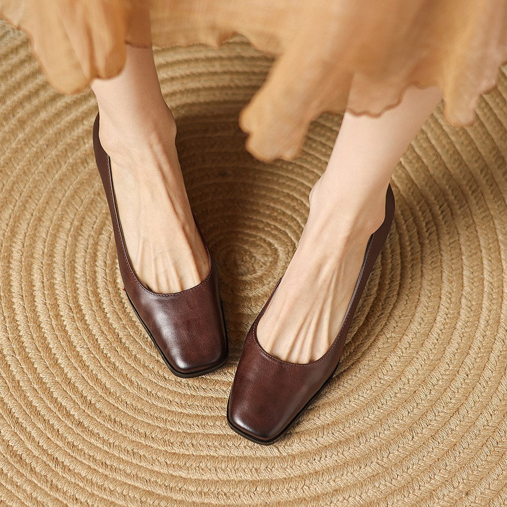 Oriel Leder Quadrat Pumps – Isabels Modehaus (Bild 9)