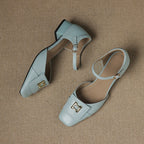 Elvane Schnalle Leder Mary-Janes – Isabels Modehaus (Bild 10)