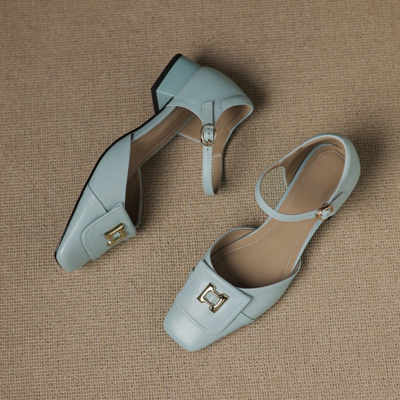 Elvane Schnalle Leder Mary-Janes – Isabels Modehaus (Bild 10)