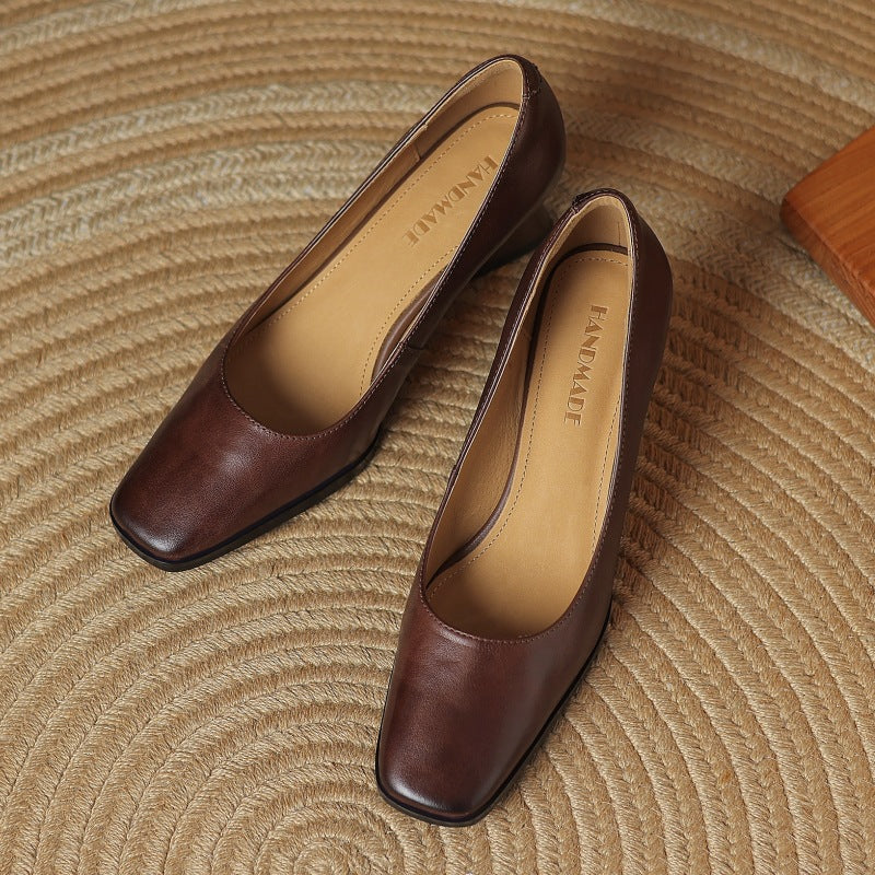 Oriel Leder Quadrat Pumps – Isabels Modehaus (Bild 10)