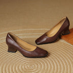 Oriel Leder Quadrat Pumps – Isabels Modehaus (Bild 11)
