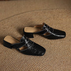 Rosel Leder-Mules mit quadrater Zehenform – Isabels Modehaus (Bild 10)