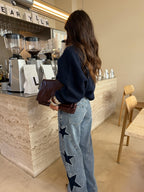 Megan | Wide-Leg-Jeans mit Sternen – Isabels Modehaus (Bild 4)